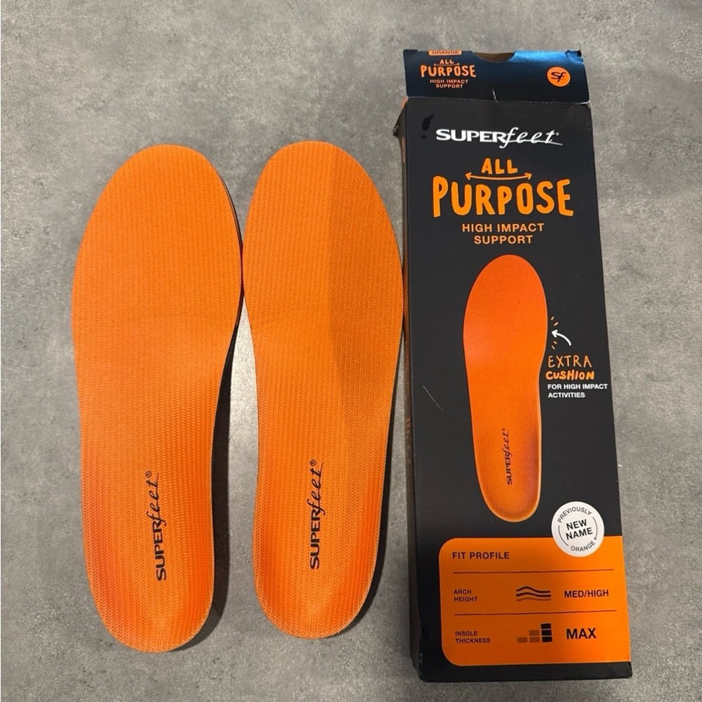 Superfeet All Purpose High Impact Support insoles
